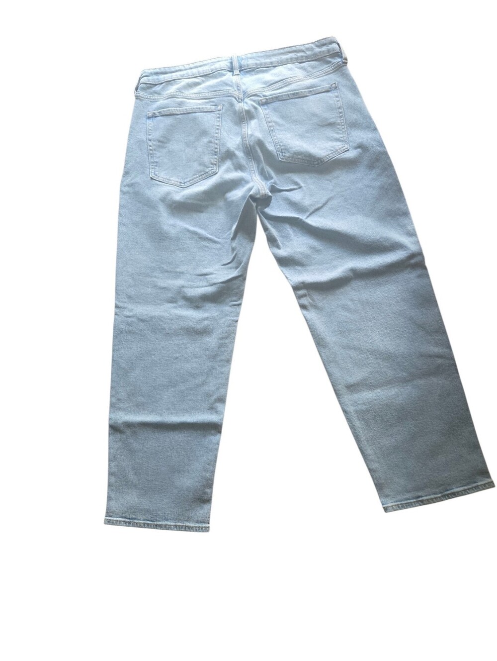 Old Navy Women's OG Loose High Rise Light Wash Straight Denim Jeans 18 NWT, - Picture 2 of 7